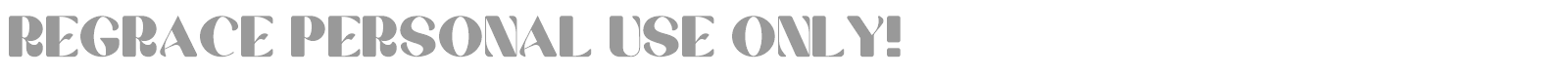 Regrace font preview